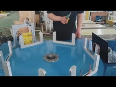 カスタマイズされた完全自動ターンテーブルタイプ6ステーションIGBTインダクション溶接設備システム