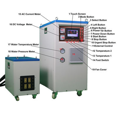 お買い得 10-40Khz 産業用誘導加熱機 120KW デジタル誘導焼入れ機 オンライン